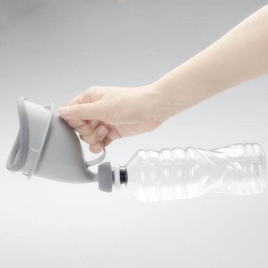 Unisex Pee Toalett Urin Urinal Tratt Urinering Bil Bil Utomhus Camping Resor grå