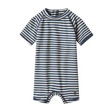WHEAT Swimsuit S/S Cas |Blue |68