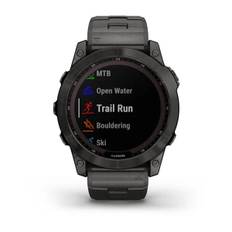 Garmin - fēnix® 7X – Sapphire Solar Edition Carbon Grey DLC titanium - Model: 010-02541-27