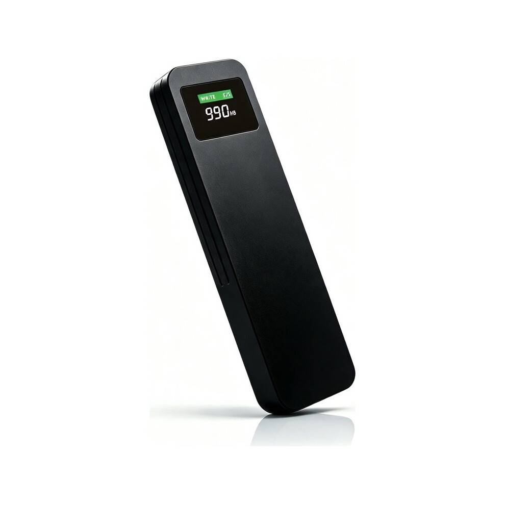 M.2 NVMe SSD Enclosure Display 10Gbps USB 3.2 Case Box Portable External M2 Adapter Case Support UASP Trim