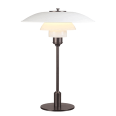 PH 3½-2½, Bordlampe - Hvidmetal skærm