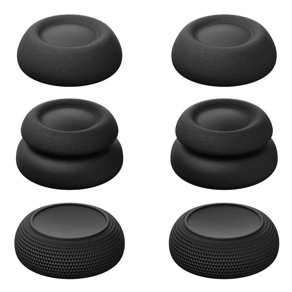 6 st halkfria joystick-tumgreppskåpor för spelkontroller, kompatibla för PS Portal Controller vit