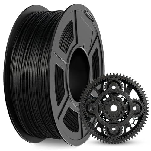 JAYO PETG-filament kolfiber, svart 1,1 kg, PETG CF-filament innehåller 10 % kolfiber, dimensionell noggrannhet +/- 0,02 mm
