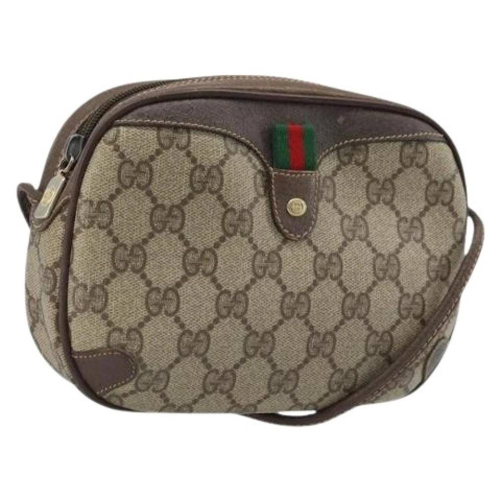 Gucci Vintage Pre-owned Vintage GG Shoulder Bag - Vintage - Dame - Beige - ONE SIZE - Uld