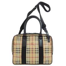 Burberry Vintage Shoulder Bag Stl. - Axelremsväskor Från Magasin - Beige (L 26cm x W 37cm x D 5.5cm)