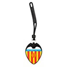 Valencia Club de Fútbol - Bagage Tag med sköld Form - Hjälp till att identifiera din resväska på ett enkelt sätt - Med gummihållare - Officiell utrustning, Valencia C.f., S, Resa