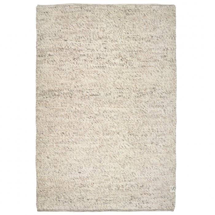 Merino Uldtæppe - Natural Beige