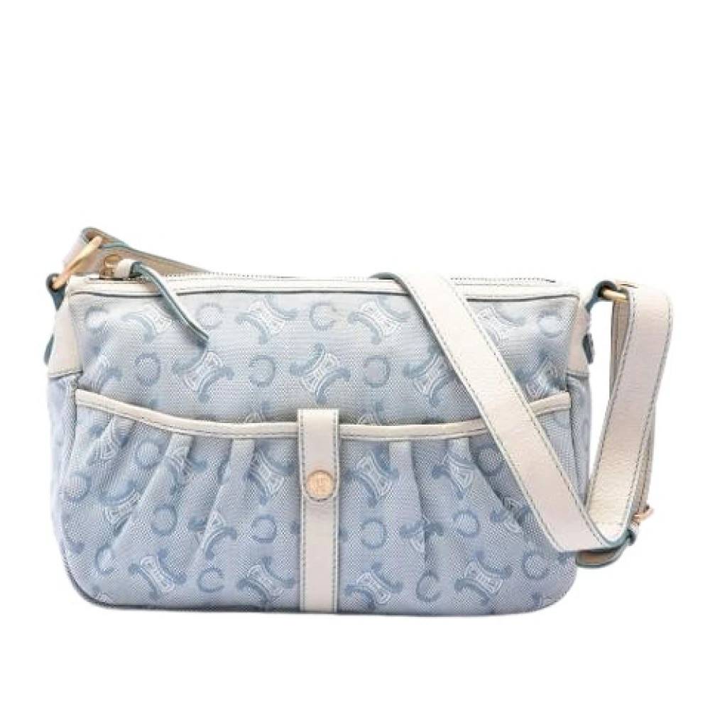 Celine Vintage - Pre-owned Canvas Crossbody Bag Vintage - Dam - ONE Size - Läder