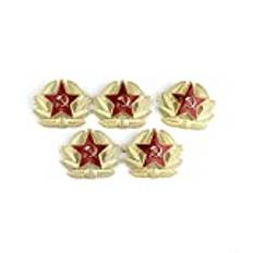 Heka Naturals USSR Red Army Badge | Kokarda Military Pin, Sovjetiska Löstagbara Pin Badge, Metal Cockade För Cossack Hatt