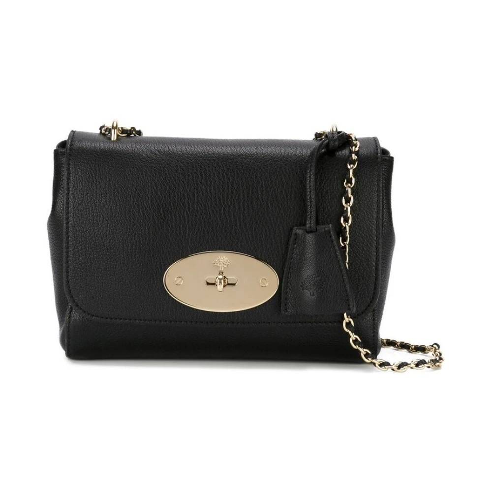 Mulberry - Svart Läder Lily Axelväska Väskor - Dam - ONE Size - Läder