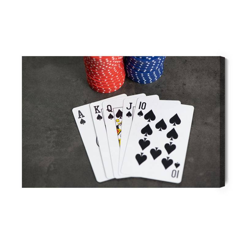 Ljuddämpande tavla - Poker and chips