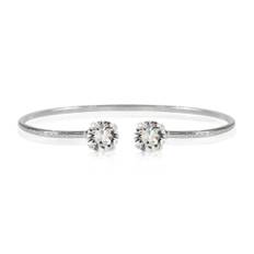 Caroline Svedbom - Armband Classic Stud Rhodium Crystal