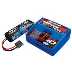 Traxxas - TRX2992GX - 4A ID oplader (TRX2970) med 1 x 7,4V, 5800 mAh, 25C Lipo batteri med ID (TRX2843X)