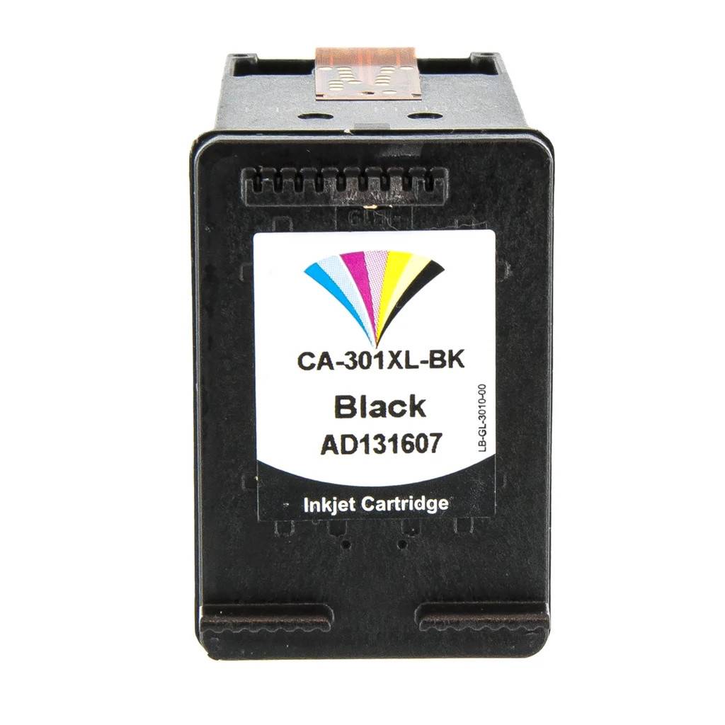 Bläckpatron Svart CA-301XL-BK Ersätter HP CH563EE