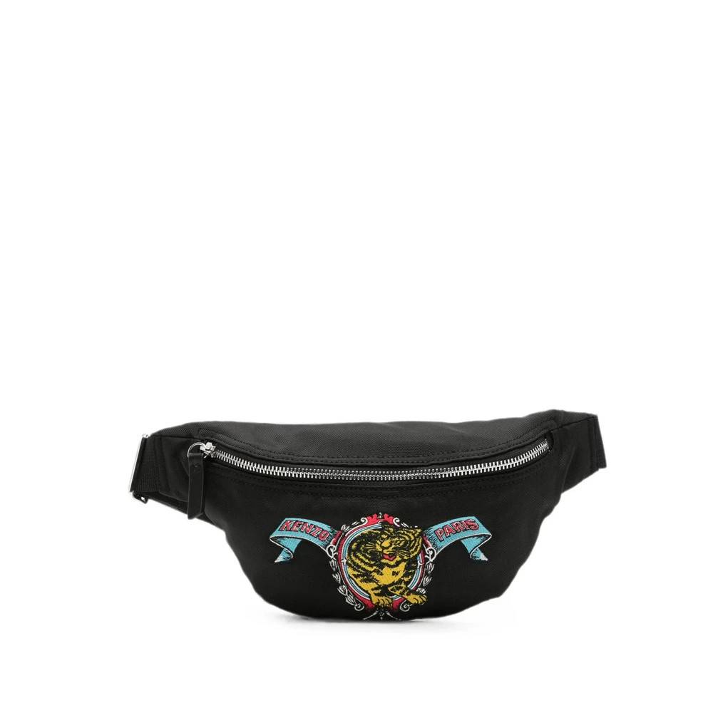 Kenzo - Embroidered Tiger Bum Bag Väskor - Herr - ONE Size - Polyester