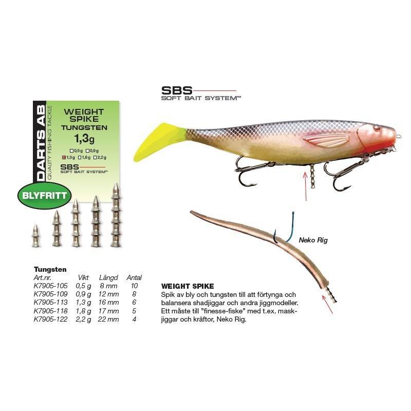 Darts Weight Spike Tungsten
