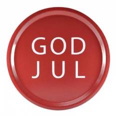Bricka God Jul, rund