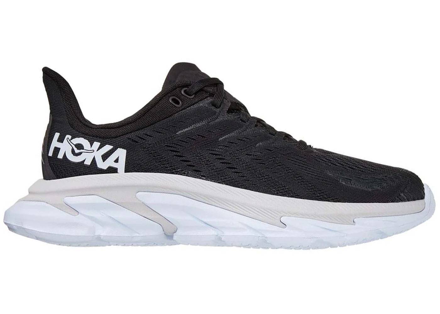 Hoka One One Clifton Edge Black White (Women's) - UK 7