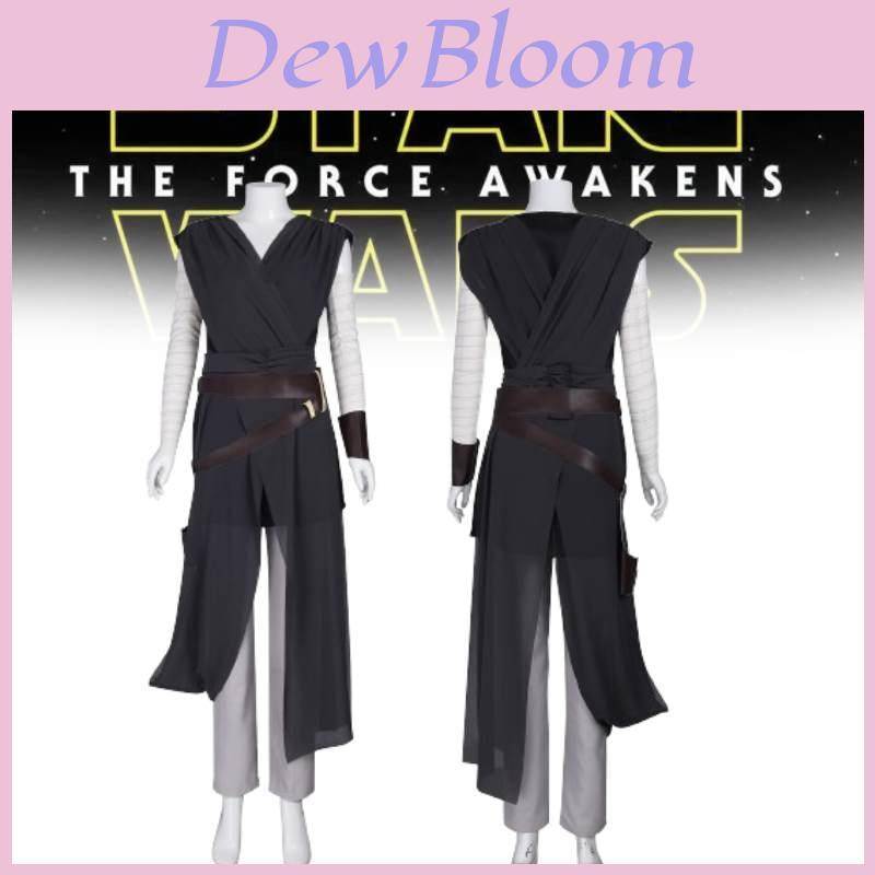 Xs-3xl Rey Cosplay Kostym Kraften Vaknar Jedi Krigare Outfit A117356 cm white