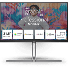 Aoc U32u3cv 31.5" 3840 X 2160pixels Nano Ips 16:9 60hz