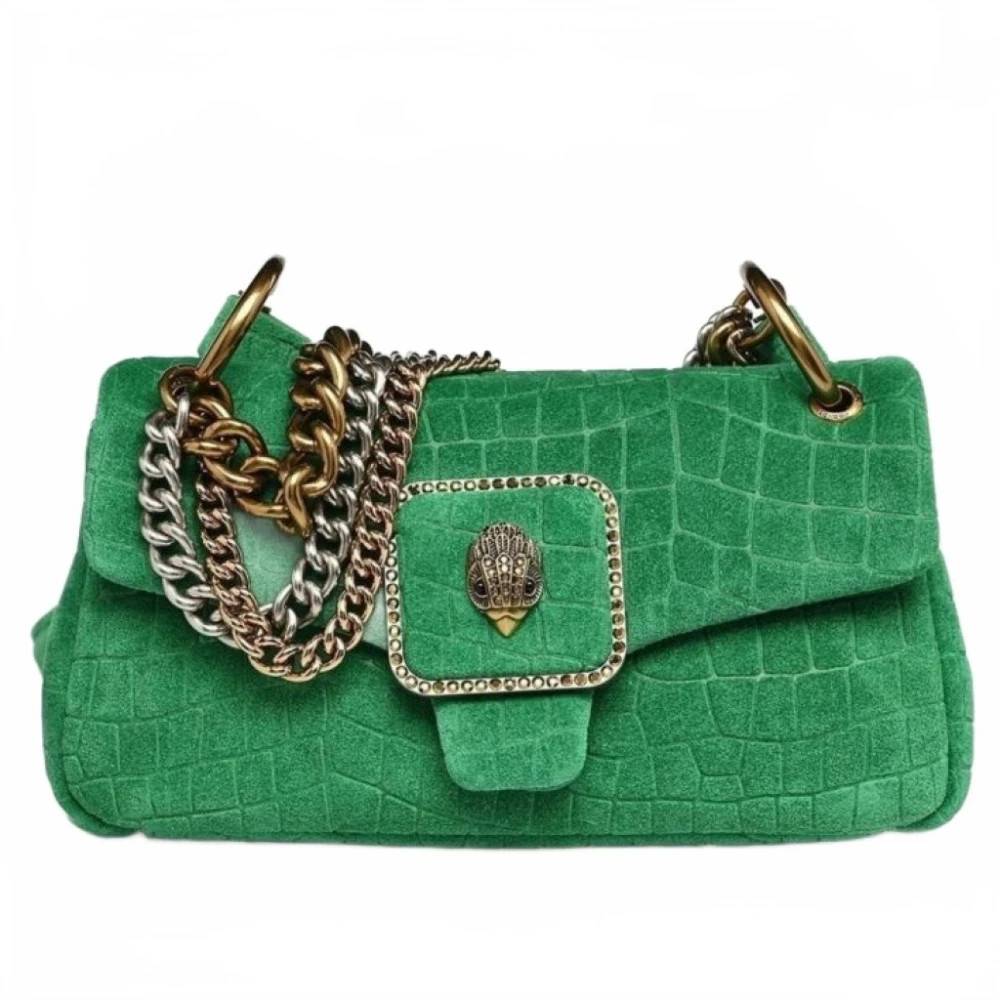 Kurt Geiger Pimlico Bag Chain - Tasker - Dame - Grøn - ONE SIZE - Uld