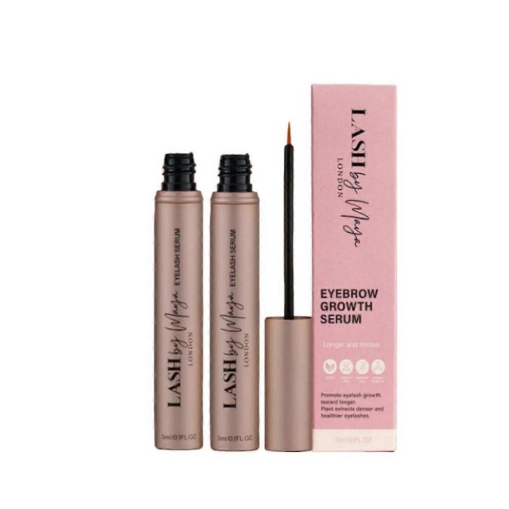 (2pcs) Eyelash Growth Serum – Lash Serum for Eyelash Growth for Longer Thicker Fuller Lashes Nourishing Formula