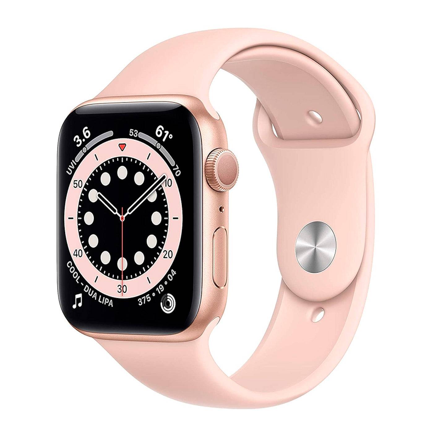 Brugt Apple Watch 6 - 44mm - Aluminium - GPS | Guld | Rigtig god stand
