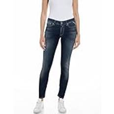 Replay Dam skinny fit jeans New Luz Hyperflex, 007 mörkblå, 31W / 30L