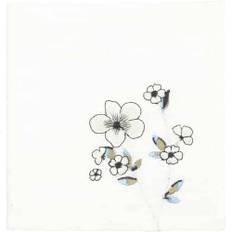 GreenGate Cloth Napkin - with Embroidery "Aubrey White"