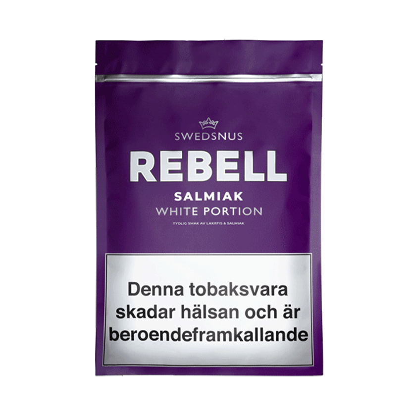 Swedsnus Rebell Salmiak Portion 300