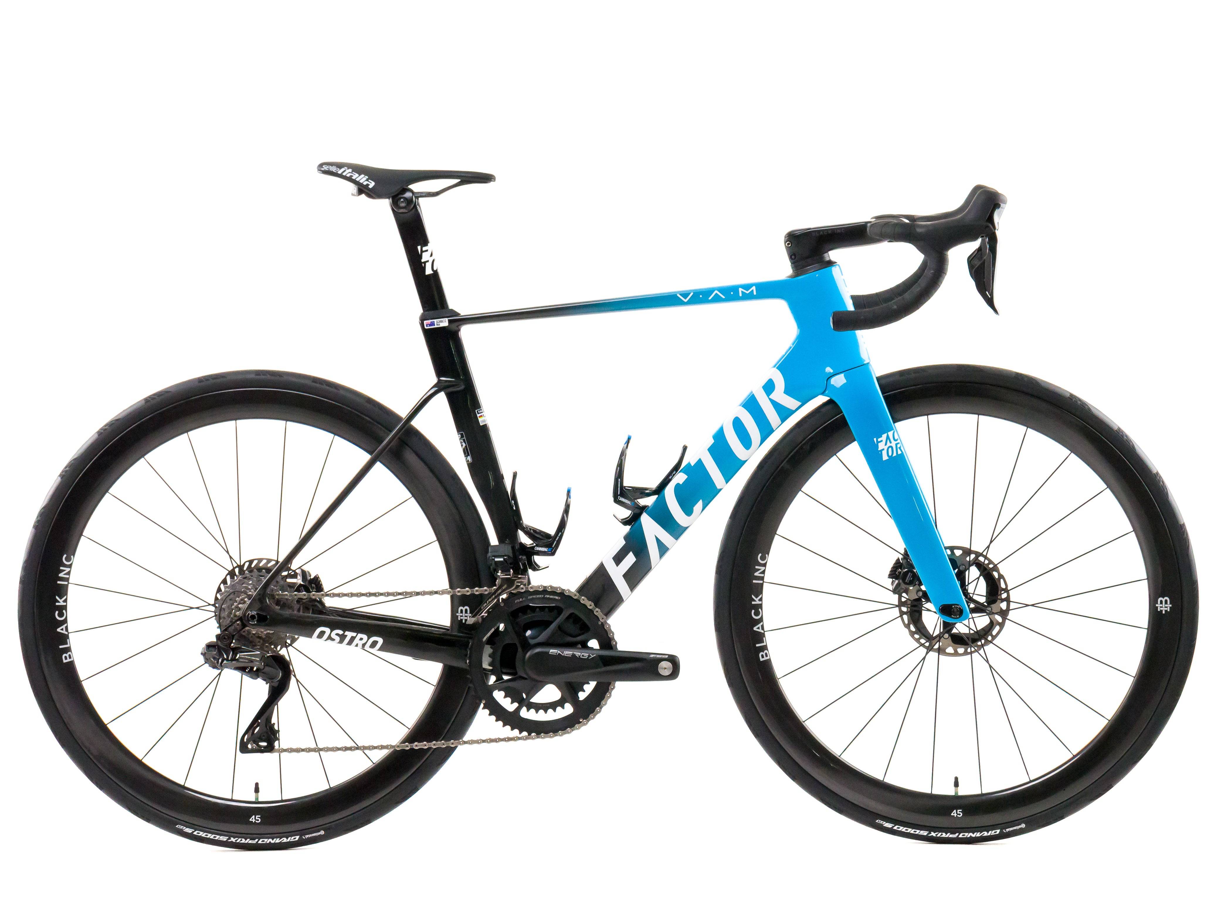 Factor Ostro VAM 2.0 2024 Team Premier Tech N. Schultz size 54 Shimano Dura-Ace Di2 2x12sp - Bikeroom / 54 / Azure-Black