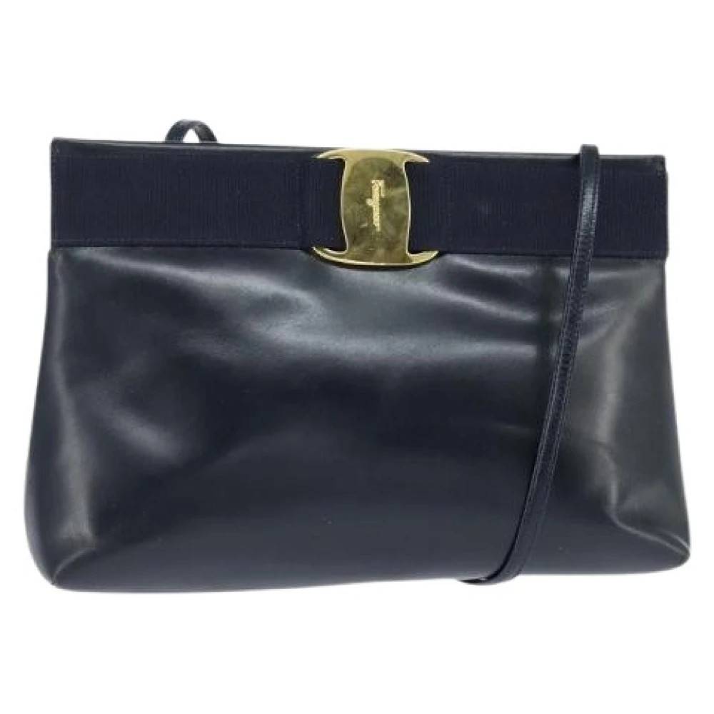 Salvatore Ferragamo Pre-owned - Pre-owned Läder Axelväska Vintage - Dam - ONE Size - Läder