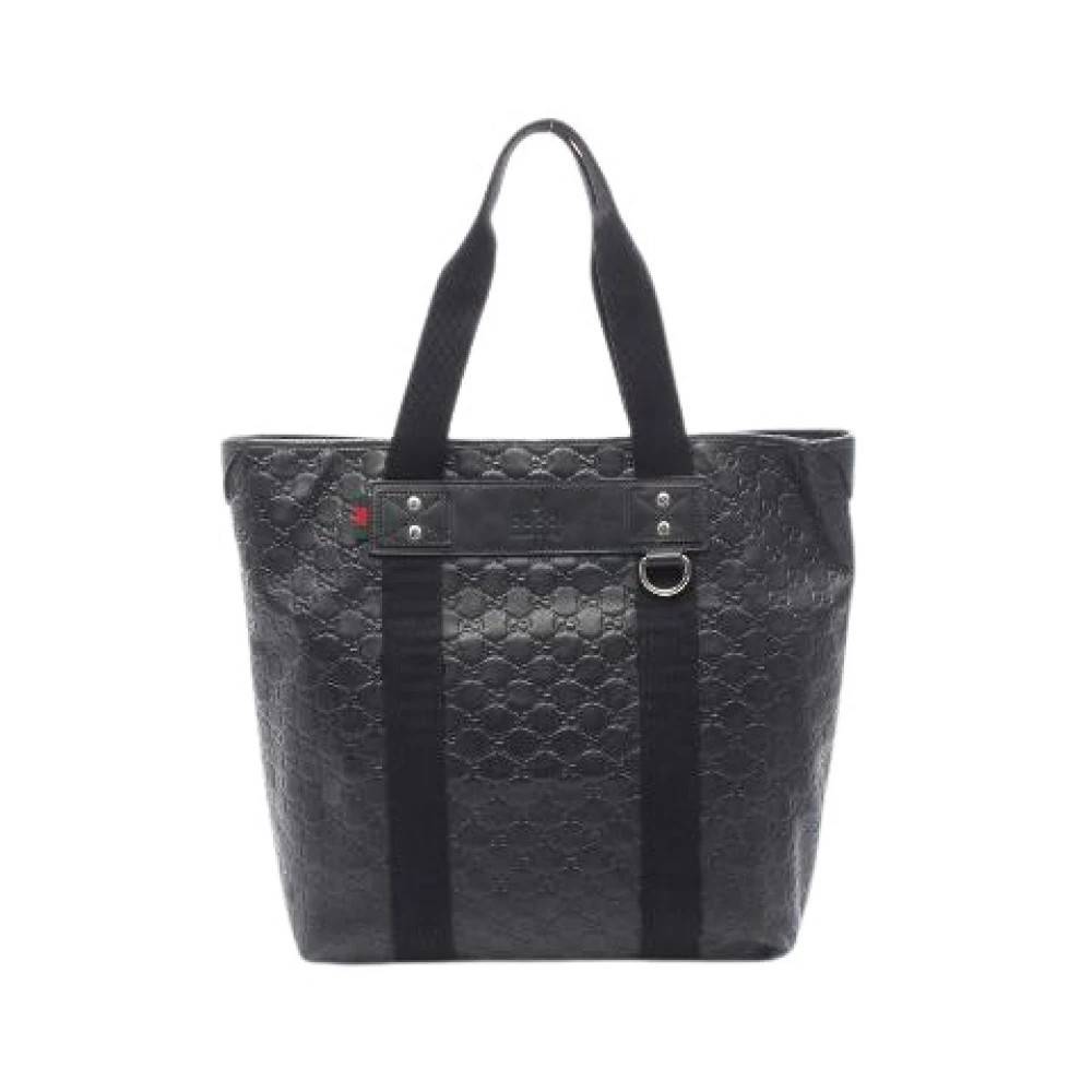 Gucci Vintage - Pre-owned Guccissima Web Läder Tote Bag Vintage - Herr - ONE Size - Läder