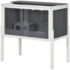 Hamsterbur på Ben 3000 cm² Træ og Metal med Skydedøre
