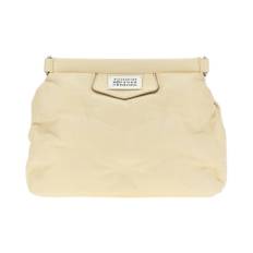 Maison Margiela, Tasker , Herre, Beige, ONE SIZE, Læder, Luksus Polstret Clutch Taske