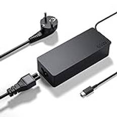 Bromae 65 W USB-C laddare typ C PD strömförsörjning för bärbar dator Lenovo ThinkPad Yoga L13 E15 E14 X13 T14 L14 L15 R14 T14s T15 Gen 1 2 3, ThinkBook 13S 14S 15 Plus Yoga Slim 7 14 tum bärbar dator laddningskabel Power