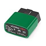 vLinker FD+ OBD2 Bluetooth Skanna verktyg, Diagnostisk kodläsare för iOS, Android, and Windows - Gjord för FORScan