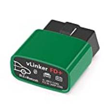 vLinker FD+ OBD2 Bluetooth Skanna verktyg, Diagnostisk kodläsare för iOS, Android, and Windows - Gjord för FORScan