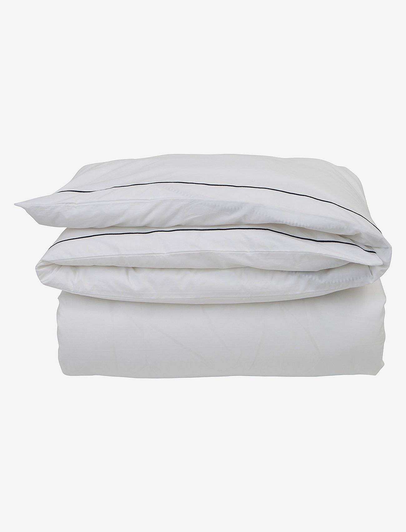 LEXINGTON HOME Hotel Percale White/Blue Duvet | White | 200X220 cm