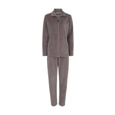 Decoy pyjamas sæt i velour, brun