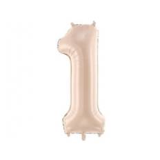 Folieballon 1 72cm c. beige