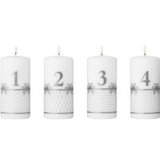 Georg Jensen CC 2025 Advent Candle Paraffin 4pcs Silver - NO_SIZE Kalenderljus Från Magasin - Sølv (NO_SIZE)
