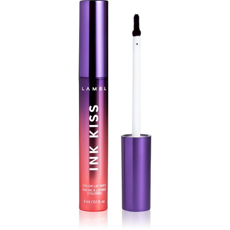 LAMEL Ink Kiss Color Lip Tint peel-off læbefarve Skygge 02 Siena 3 ml - 3 ml