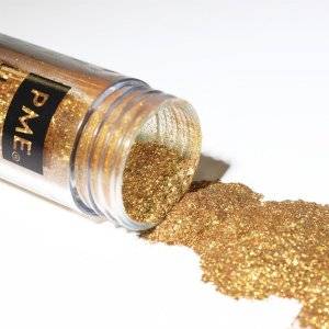 Pulverfärg Guld Glitter PME 10g