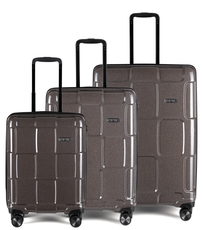 Epic Crate Reflex Evo 3-Set 55-66-76 cm Glitter Svart
