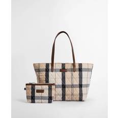 Barbour Wetherham Quilted Tartan Bag LBA0344BE32 - SAND / ONE SIZE