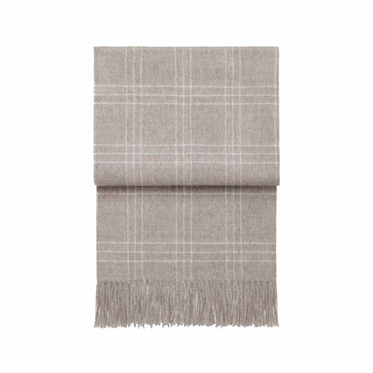 Elvang Superior Plaid Beige/White
