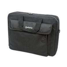 Manhattan London Notebook Computer Briefcase, 39,12 cm (15.4), Mappe, Sort, 600g, 290 x 400 x 40 mm, 290 x 410 x 50 mm