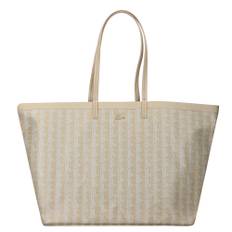 Zely - Shopper XL 40 cm monogram noir beige