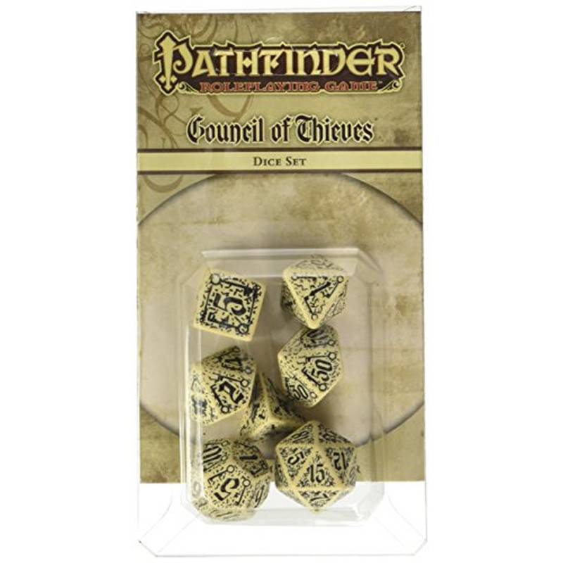 Q-Workshop Pathfinder Council of Thieves Dice Set (7)